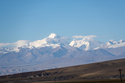 A distant giant.  (“Nanda Deebee” ???), Zanda to Ali: Over High Passes, Tibet 2023