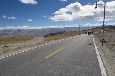 View from Lalaung la Pass, Zanda to Ali: Over High Passes, Tibet 2023