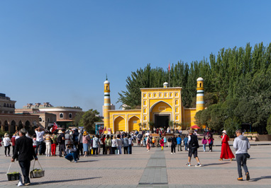 Historic Id Kah Mosque, Kashgar, Xinjiang + Kazakhstan, 2023