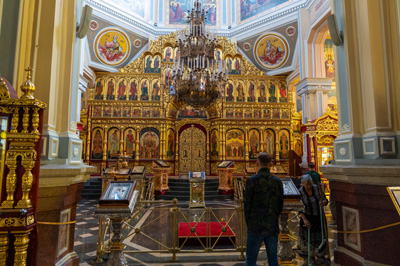 Ascension Cathedral interior, Almaty, Xinjiang + Kazakhstan, 2023