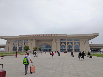Khorgas border station (Chinese side), Khorgas Border Crossing, Xinjiang + Kazakhstan, 2023