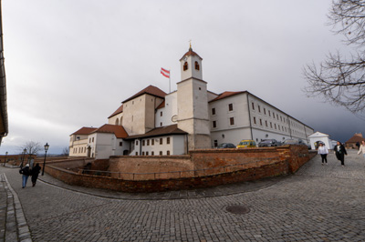 Špilberk Castle interior, Around Brno, Czechia, December 2023