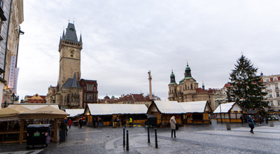 Old Town Square, Prague: Old Town Square, Czechia, December 2023