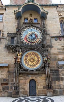 Prague: Astronomical Clock, Czechia, December 2023