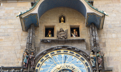 Prague: Astronomical Clock, Czechia, December 2023