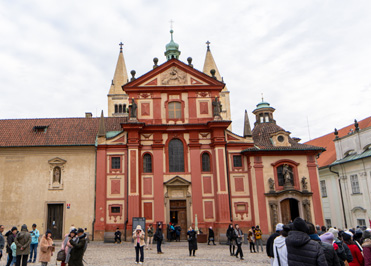 St George Basilica, Prague Castle, Czechia, December 2023