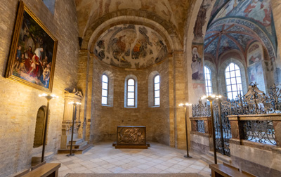 St George Basilica: Apse, Prague Castle, Czechia, December 2023