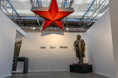 The Museum of Communism, Prague: Museum of Communism, Czechia, December 2023