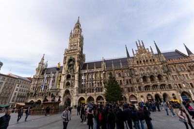 Neues Rathaus, Munich, Germany, November 2023