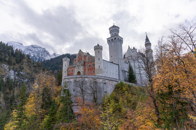 The Approach to the Main Gate, Neuschwanstein, Germany, November 2023