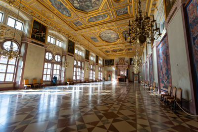 Emperor's Hall, Munich Residenz: Palace of the Dukes and Kings of Bavaria, Germany, November 2023