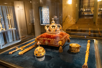 Bavarian Crown Jewels (1806), Munich Residenz Treasury, Germany, November 2023