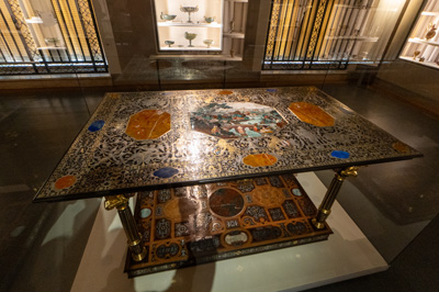 Ostentatious Table, Munich Residenz Treasury, Germany, November 2023