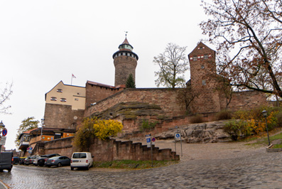 Nuremberg  Kaiserburg (Imperial Castle), Germany, November 2023