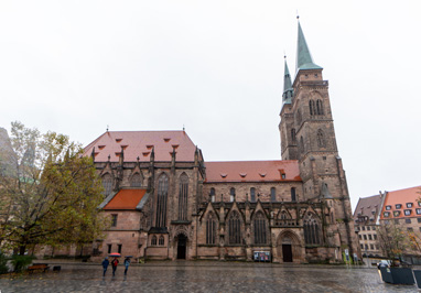 St Sebald Church, Nuremberg Old Town, Germany, November 2023