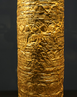 Gold Hat: Detail, Nuremberg: German National Museum, Germany, November 2023