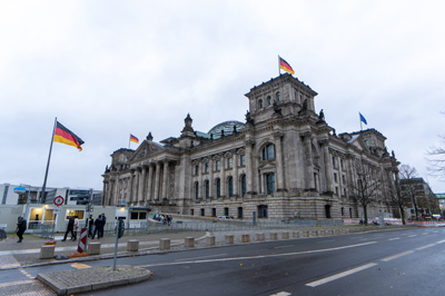 Reichstag, Berlin: Reichstag, Germany, November 2023