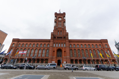 Rotes Rathaus (Red Town Hall), Around Berlin, Germany, November 2023
