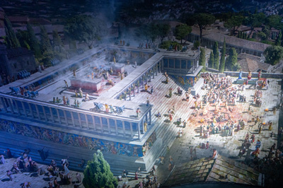 The Pergamon Altar, Berlin: Pergamon Panorama, Germany, November 2023