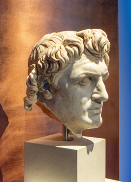 King Attalos himelf (?) ~180 BC, Berlin: Pergamon Panorama, Germany, November 2023