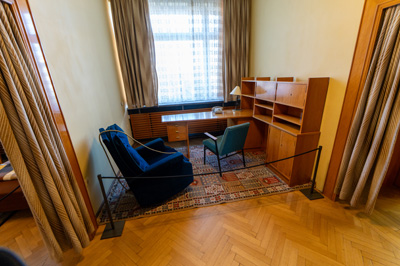 Erich Mielke's private working office, Berlin: Stasi HQ Museum, Germany, November 2023