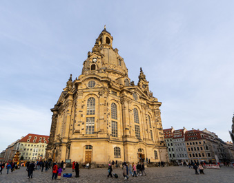 Frauenkirche Dresden, Around Dresden, Germany - December 2023