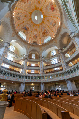 Frauenkirche interior, Around Dresden, Germany - December 2023