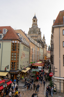 Late remnants of Christmas Market, Around Dresden, Germany - December 2023