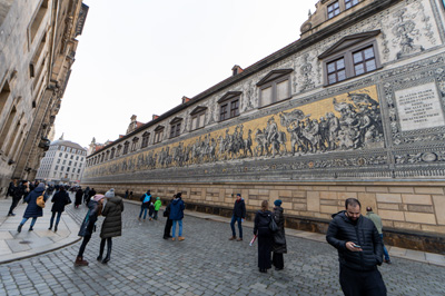 Procession of Princes, Around Dresden, Germany - December 2023