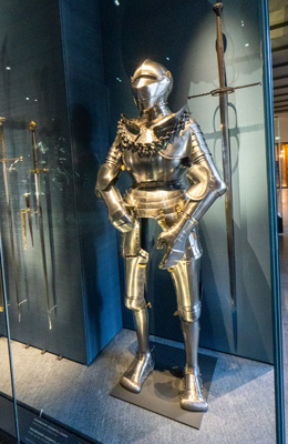 Armor of Duke Heinrich the Pious ~1520 (With chain he was to be, Dresden: Residenzschloss (Royal Palace, Germany - December 2023