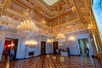 Another grand State Room, Dresden: Residenzschloss (Royal Palace, Germany - December 2023