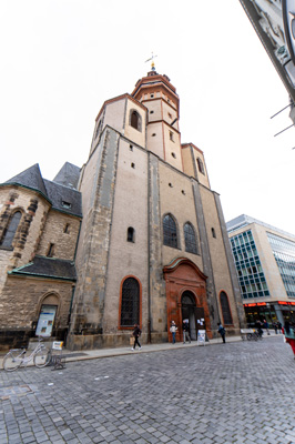 St Nicholas Church Famous for 1989 peaceful protests, Around Leipzig, Germany - December 2023