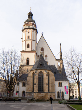 St. Thomas Church, Around Leipzig, Germany - December 2023