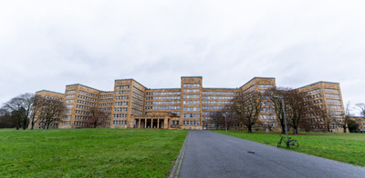 Former IG Farben HQ (1930), now Goethe University, Frankfurt, Germany - December 2023