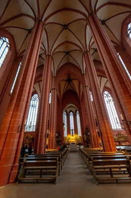 Kaiserdom interior, Frankfurt, Germany - December 2023