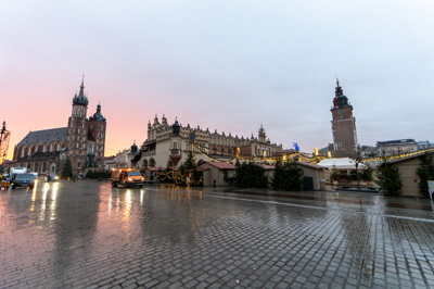 Krakow's Main Square, Around Krakow, Krakow - December 2023