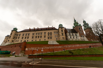Wawel from the West, Krakow: Wawel Castle, Krakow - December 2023