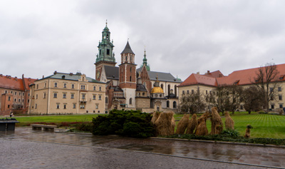 Castle interior, Krakow: Wawel Castle, Krakow - December 2023