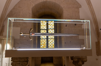 Coronation Sword, called "Szczerbiec” 13th c, Krakow: Wawel Castle, Krakow - December 2023