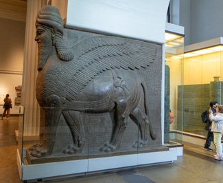 Lamassu #2L.  Winged Lion, British Museum: Six Lamassu, London, November 2023