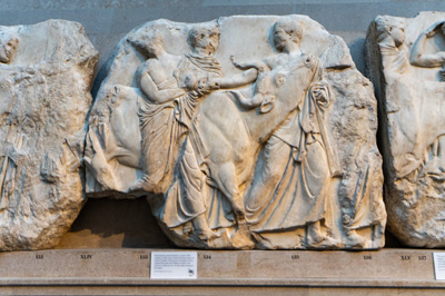 Parthenon Marble, London: British Museum, London, November 2023