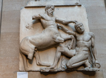 Parthenon Marble, London: British Museum, London, November 2023
