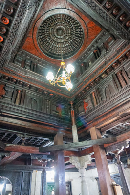 Mosque ceiling, Male, Maldives, 2023 Sri Lanka++