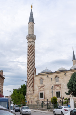 Üç Şerefeli Mosque Minaret, Edirne: Üç Şerefeli Mosque, Turkey Spring 2023