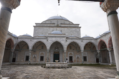 Mosque Courtyard, <b>Edirne: Sultan Beyazit II Mosque complex</b>, Turkey Spring 2023
