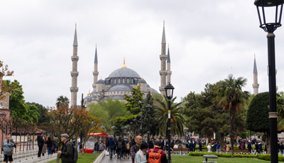 The newly restored Blue Mosque, Turkey Spring 2023