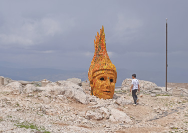 Modern statue replica, Mount Nemrut, Turkey Spring 2023