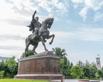 Statue of Timur, Tashkent, Uzbekistan 2023