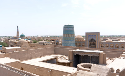 View from Ark watch-tower, Kuhna Ark: the Khan's Palace/Citadel, Uzbekistan 2023