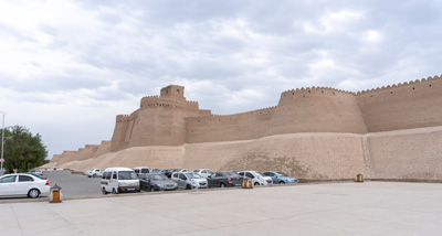 Walls, near West Gate, Around Khiva, Uzbekistan 2023